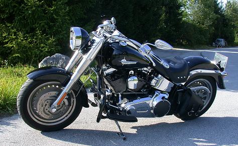 Harley Davidson Fat Boy Black Hammer